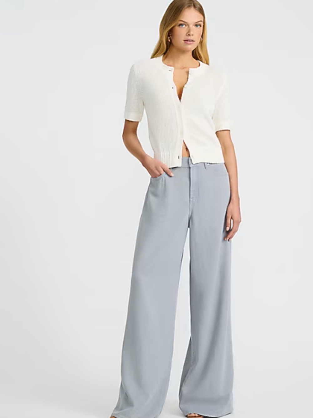 Relaxed wide  leg jeans